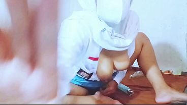 Horny students masturbating together